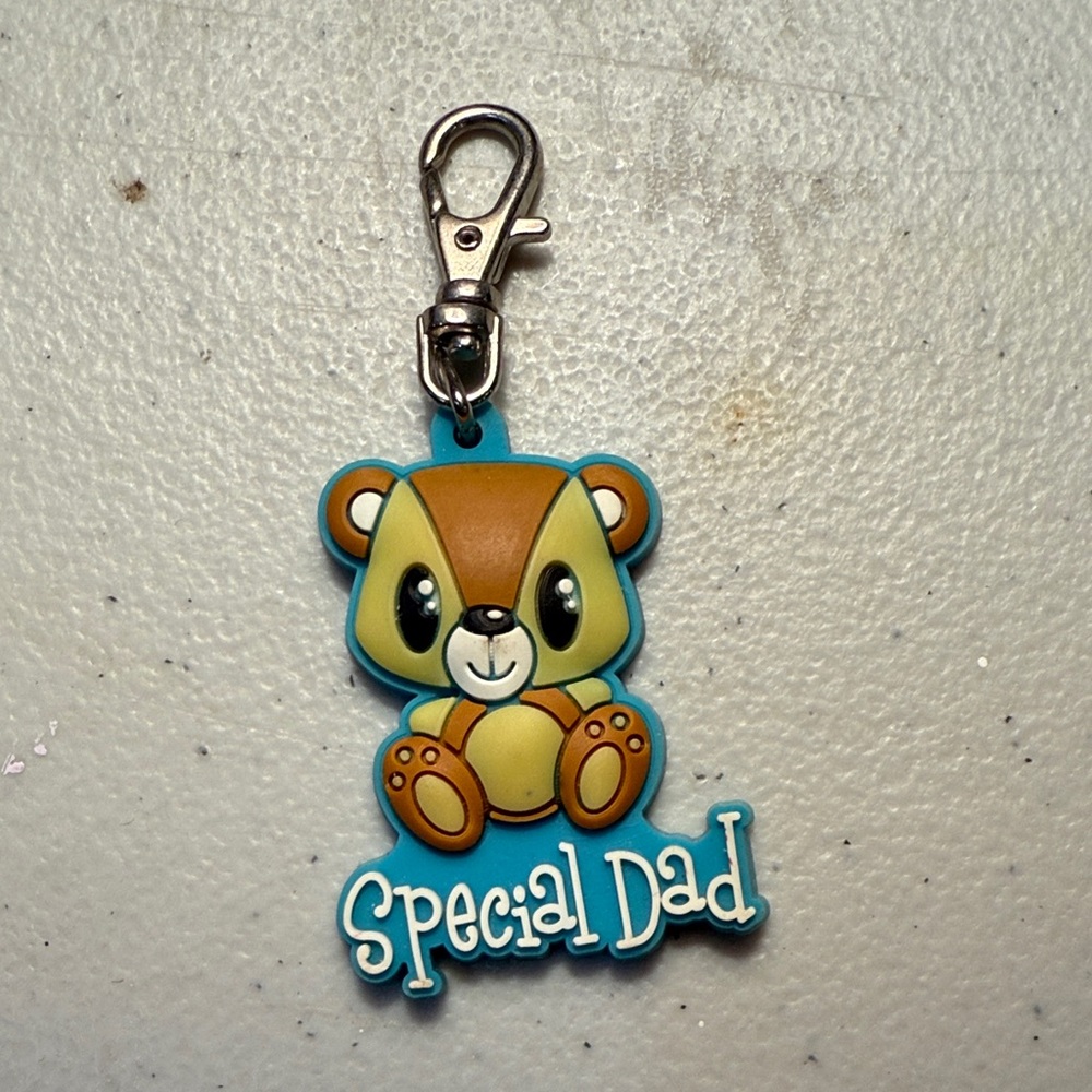 Special Dad BearZipper Pull